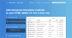 Desktop Screenshot of datatables.net